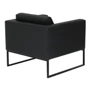 POLTRONA DETROIT - PRETO/PRETO - Foto 4