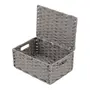 CESTO DOBRÁVEL 34 CM X 24 CM X 15 CM NID - CINZA PROVENCE - Foto 5