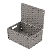 CESTO DOBRÁVEL 34 CM X 24 CM X 15 CM NID - CINZA PROVENCE - Foto 5