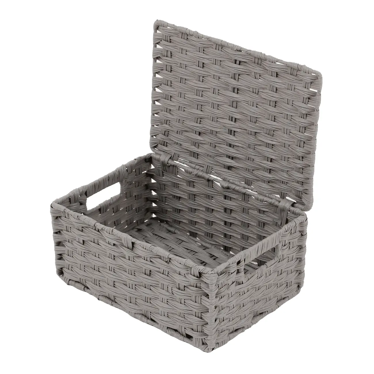 CESTO DOBRÁVEL 34 CM X 24 CM X 15 CM NID - CINZA PROVENCE - Foto 5