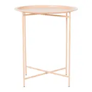 MESA LATERAL REDONDA 41 CM PLATTER - VIN ROSE - Foto 2