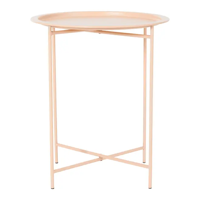 MESA LATERAL REDONDA 41 CM PLATTER - VIN ROSE - Foto 2