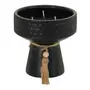 VELA POTE AGOJIE - PRETO/NATURAL - Foto 1