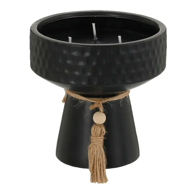 VELA POTE AGOJIE - PRETO/NATURAL - Foto 1