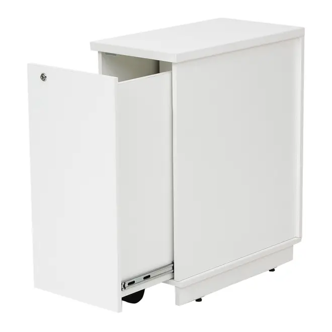 ARMÁRIO PARA ESCRITÓRIO BAIXO 1 PORTA DESLIZANTE ALETA - BRANCO - Foto 6