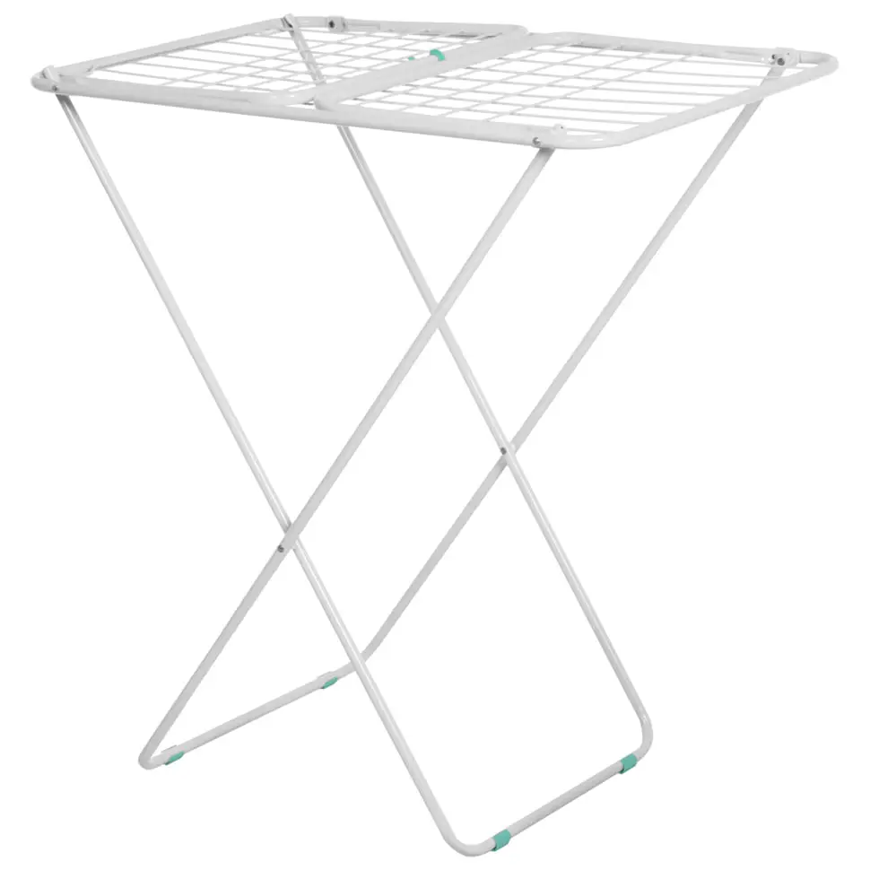 VARAL DE CHÃO DOBRÁVEL 1,42 M X 57 CM WIPE - BRANCO/MENTA - Foto 2