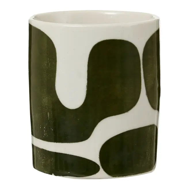 CANECA 330 ML BLOBING ISLAND - BRANCO/MUSGO - Foto 5