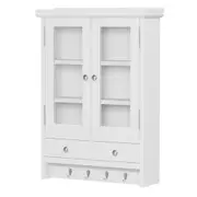NICHO 2 PORTAS 2 GAVETAS 72 CM X 52 CM X 16 CM WAYNE - BRANCO/INCOLOR - Foto 2
