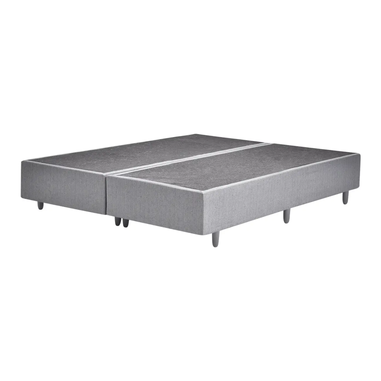 BASE PARA CAMA BOX QUEEN 1,58 M X 1,98 M NEST - CINZA - Foto 1