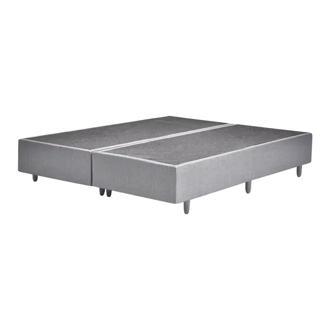 BASE PARA CAMA BOX QUEEN 1,58 M X 1,98 M NEST - CINZA - Foto 1