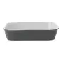 TRAVESSA REFRATÁRIA 29 CM X 21 CM THEVY - KONKRET/BRANCO - Foto 1