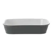 TRAVESSA REFRATÁRIA 29 CM X 21 CM THEVY - KONKRET/BRANCO - Foto 1