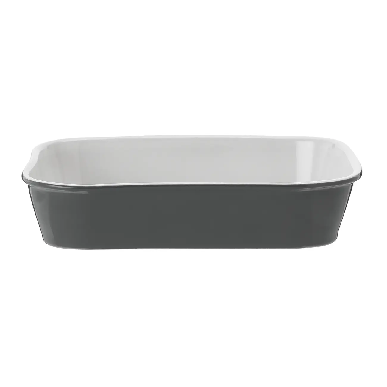 TRAVESSA REFRATÁRIA 29 CM X 21 CM THEVY - KONKRET/BRANCO - Foto 1