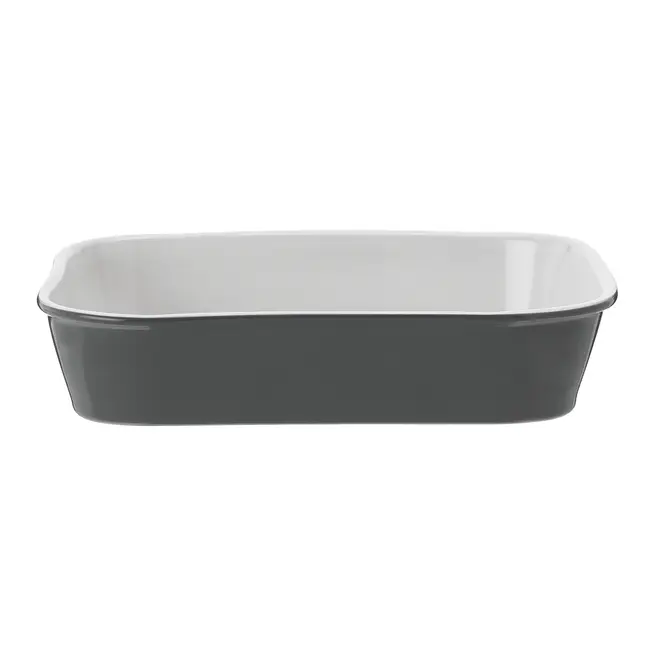 TRAVESSA REFRATÁRIA 29 CM X 21 CM THEVY - KONKRET/BRANCO - Foto 1