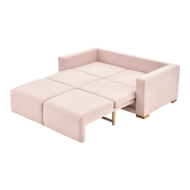 SOFÁ-CAMA 2 LUGARES ORIGAMI - QUARTZO ROSA/TAUARI - Foto 8