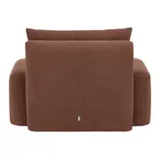 MÓDULO SOFÁ 1 LUGAR ASSENTO 1,05 M SHIRO - RUBY MOCHA - Foto 5