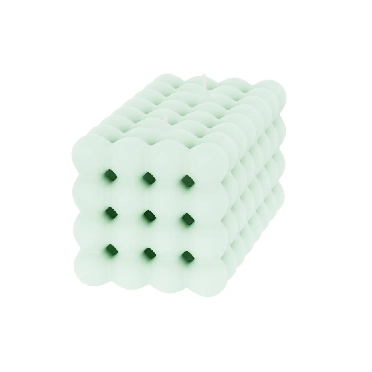 VELA 6 CM X 12 CM FUNNY BUBBLE - SORBET DE MENTA - Foto 22