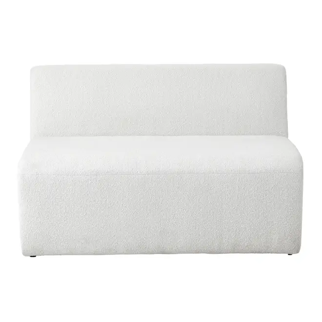SOFÁ 4 LUGARES ESTENDIDO ESQUERDO ÔNDULO - BOUCLÉ BRANCO - Foto 5