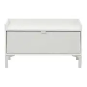ARMÁRIO DE BANHEIRO 1 GAVETA 80 CM X 40 CM SLEEK - BRANCO/GRANILITE - Foto 1