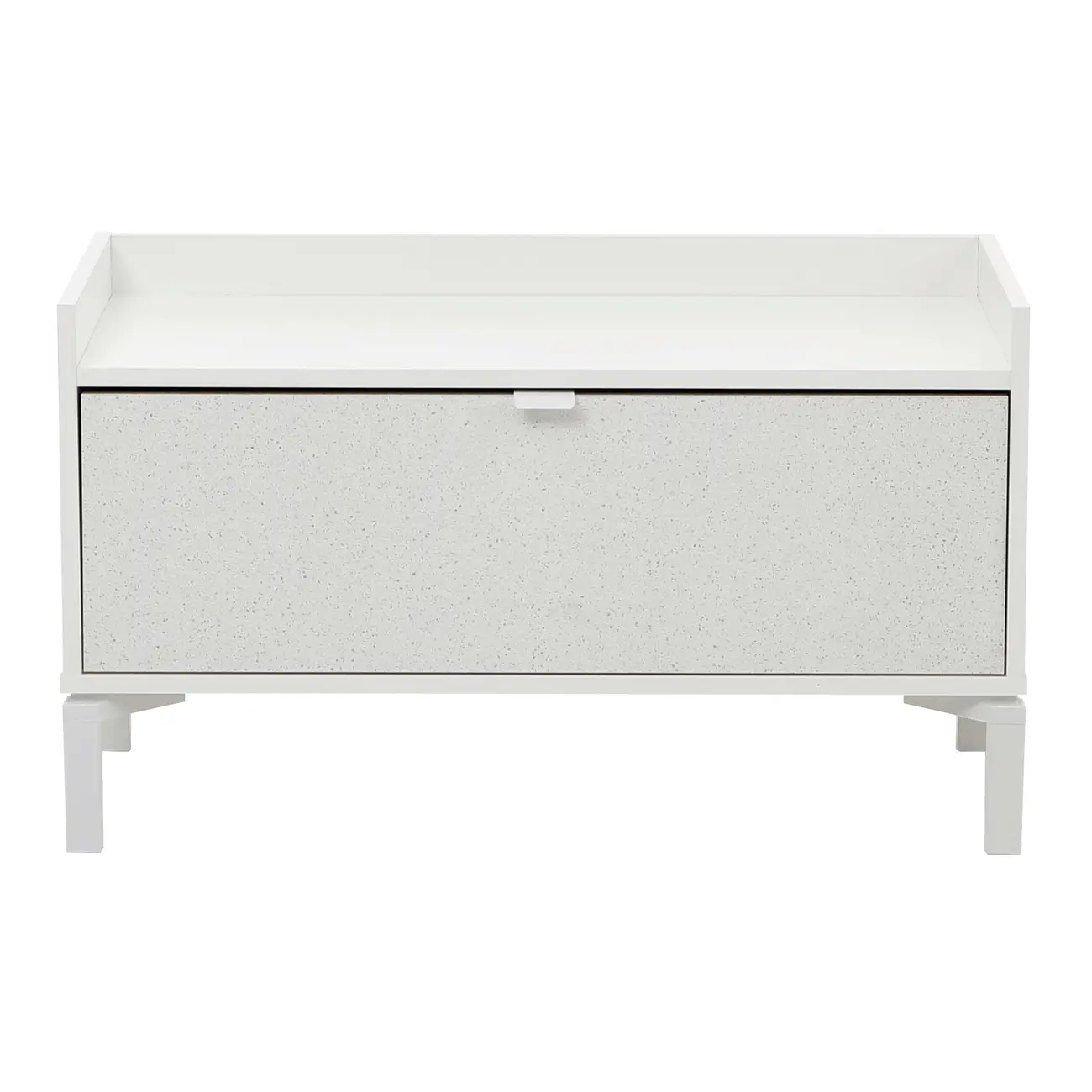 ARMÁRIO DE BANHEIRO 1 GAVETA 80 CM X 40 CM SLEEK - BRANCO/GRANILITE - Foto 1