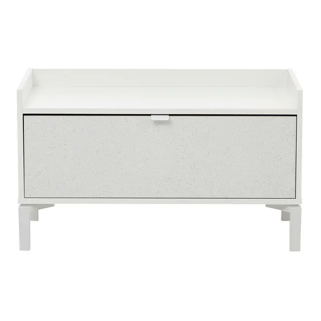 ARMÁRIO DE BANHEIRO 1 GAVETA 80 CM X 40 CM SLEEK - BRANCO/GRANILITE - Foto 1