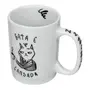 CANECA 160 ML GATA E CANSADA - BRANCO/PRETO - Foto 3
