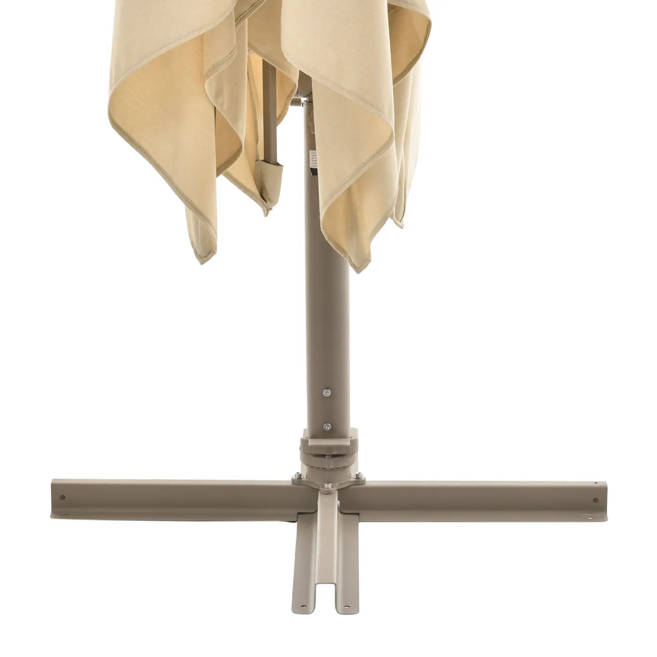 OMBRELONE LATERAL QUADRADO 3 M X 3 M MILUS - CAMELO/BEGE - Foto 3
