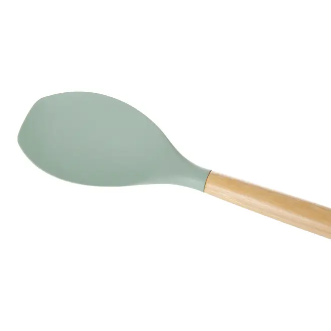 COLHER 31 CM SILIBOO - SÁLVIA/BAMBU - Foto 5