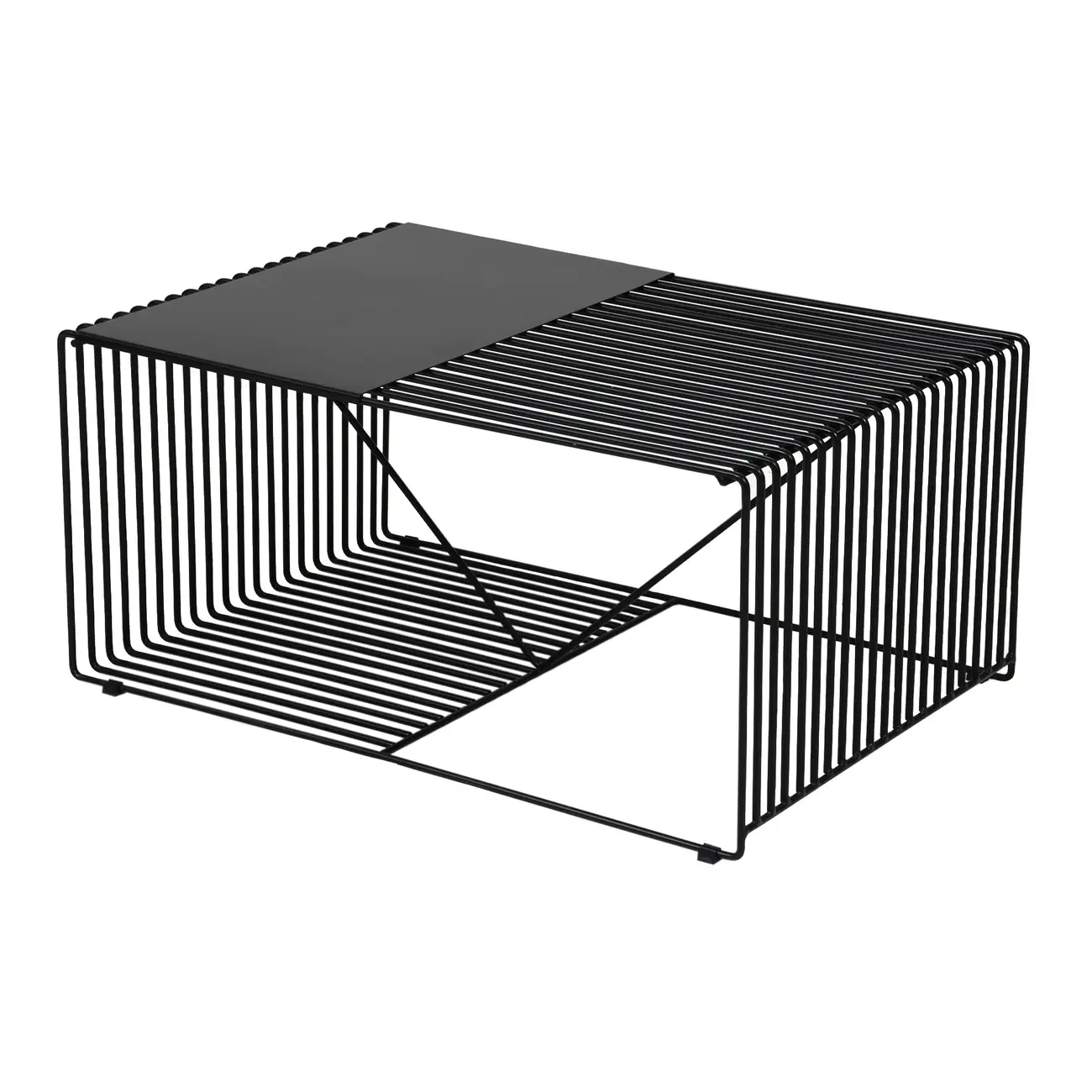 MESA DE CENTRO 83 CM X 57 CM TELMA - PRETO - Foto 5