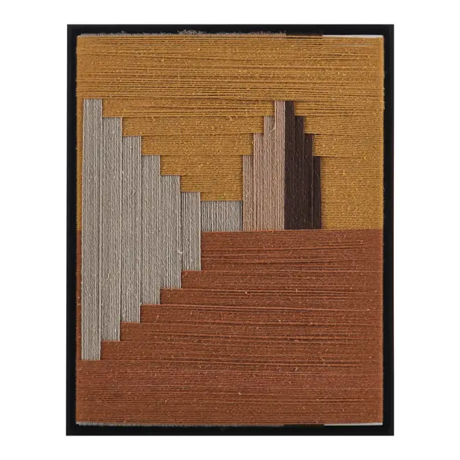QUADROS AMANTIKIR - ALMA TEXTILE ART - PRETO/MULTICOR - Foto 2