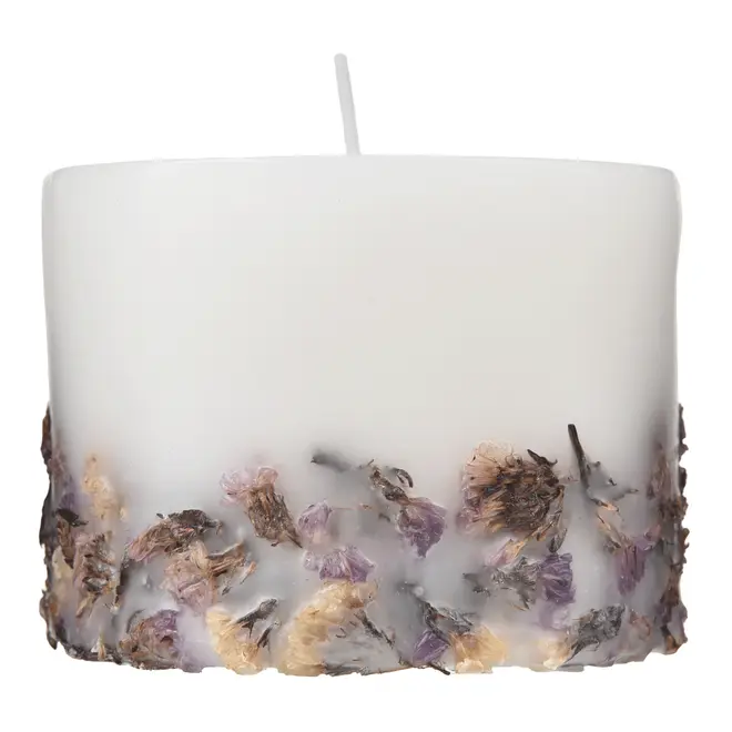 VELA PERFUMADA LAVANDA 7 CM X 9 CM BONNIEUX - BRANCO/LAVANDA - Foto 1