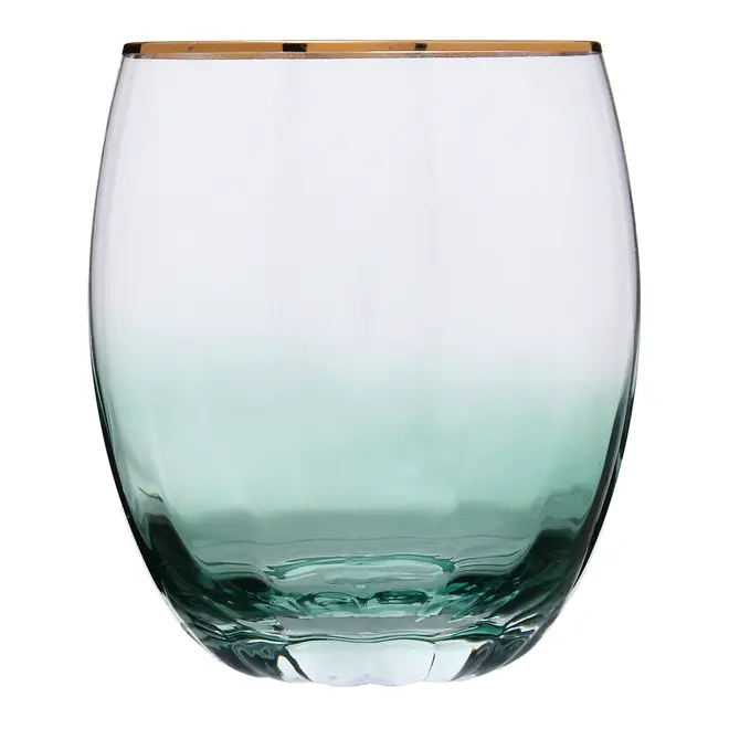 COPO ON THE ROCKS 485 ML EMERALD - DOURAD/VERDE - Foto 1