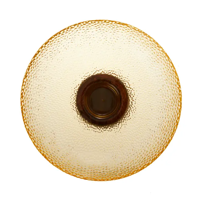 CENTRO DE MESA 25 CM KEATON - AMARELO HANBAR/NOZES - Foto 4