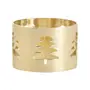 ARGOLA PARA GUARDANAPO CONJUNTO COM 4 PEÇAS NATAL ASTRAL - OURO - Foto 1