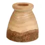 VASO 12 CM PAVLOVNA - PAULOWNIA/ENCERADO CASTANHO - Foto 2