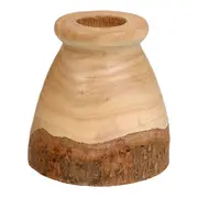 VASO 12 CM PAVLOVNA - PAULOWNIA/ENCERADO CASTANHO - Foto 2