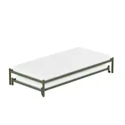 CAMA DE SOLTEIRO 88 C/CAMA INF 78 FLAT - MUSGO/MUSGO - Foto 4