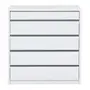 CÔMODA 5 GAVETAS 92 CM X 52 CM NIZE - BRANCO - Foto 1