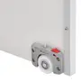 CONJUNTO COM 2 PORTAS DE CORRER DIREITA/ESQUERDA PARA GUARDA-ROUPAS SLIDES - BRANCO/ALUMÍNIO - Foto 7