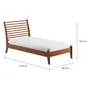 CAMA DE SOLTEIRO 98 CM MIRAGE HIGH - NOZES - Foto 8