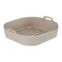 FÔRMA PARA FRITADEIRA 22 CM X 22 CM EASY FRY - BEGE - Foto 4