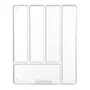 ORGANIZADOR DE TALHERES COM 5 DIVISÓRIAS PRACTICAL - INCOLOR - Foto 4