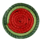 PORTA-COPOS CONJUNTO COM 4 PEÇAS SERTÃO MELANCIA - VERDE/VERMELHO - Foto 1