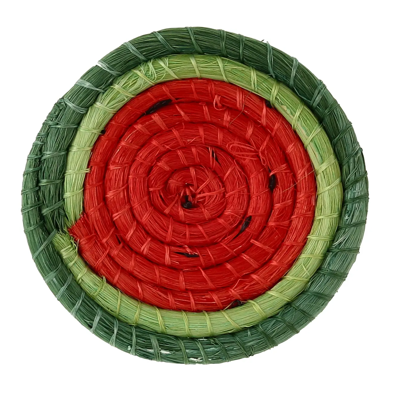 PORTA-COPOS CONJUNTO COM 4 PEÇAS SERTÃO MELANCIA - VERDE/VERMELHO - Foto 1