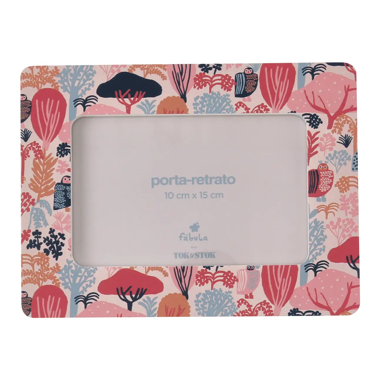 PORTA-RETRATO 10 CM X 15 CM CORUJAS - MULTICOR - Foto 1