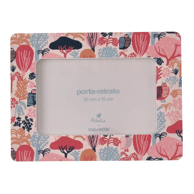 PORTA-RETRATO 10 CM X 15 CM CORUJAS - MULTICOR - Foto 1