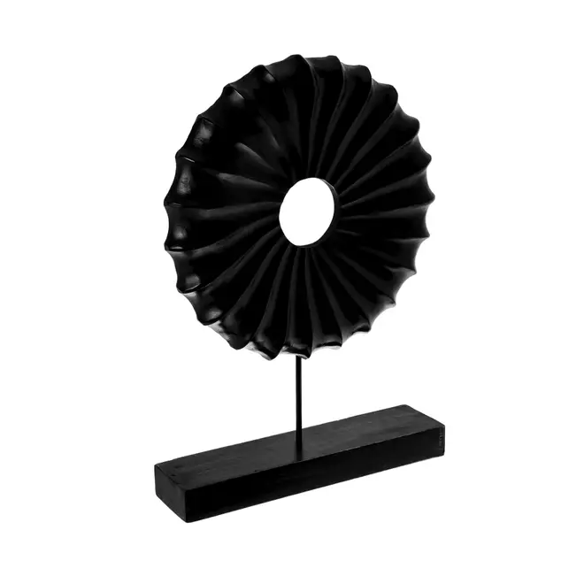 ADORNO EBONY 43 CM MYRR - EBANIZADO/PRETO - Foto 2