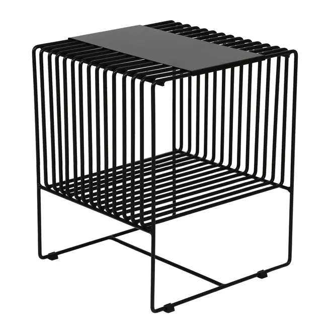 MESA LATERAL 40 CM X 42 CM TELMA - PRETO - Foto 1