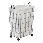 CESTO PARA ROUPA BARN SERENITY - CASTANHO/NATURAL - Foto 4