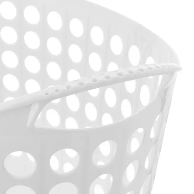 CESTO OVAL 59 CM X 30 CM X 34 CM DRYFULL - BRANCO - Foto 5